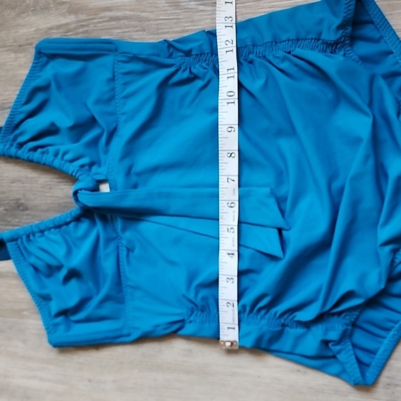 MALIA MILLS BLUE One Piece Swimsuit with Halter Neck and Bow - Picture 16 of 16